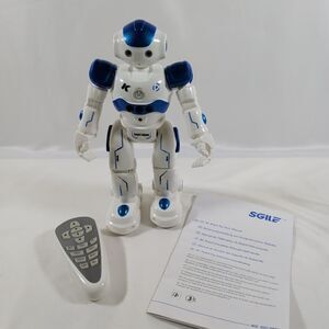 SGILE RC Robot Interactive Programmable Toy Remote & Manual Powers On No Charger